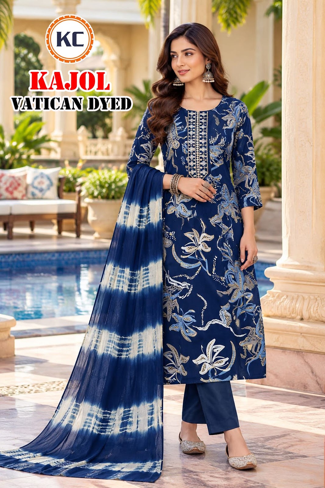Kajol Vol 6 Kc Vatican Readymade Pant Style Suits Exporter Ahmedabad