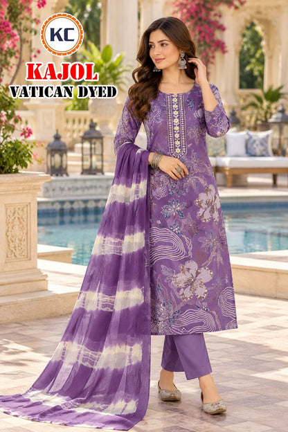 Kajol Vol 6 Kc Vatican Readymade Pant Style Suits Exporter Ahmedabad