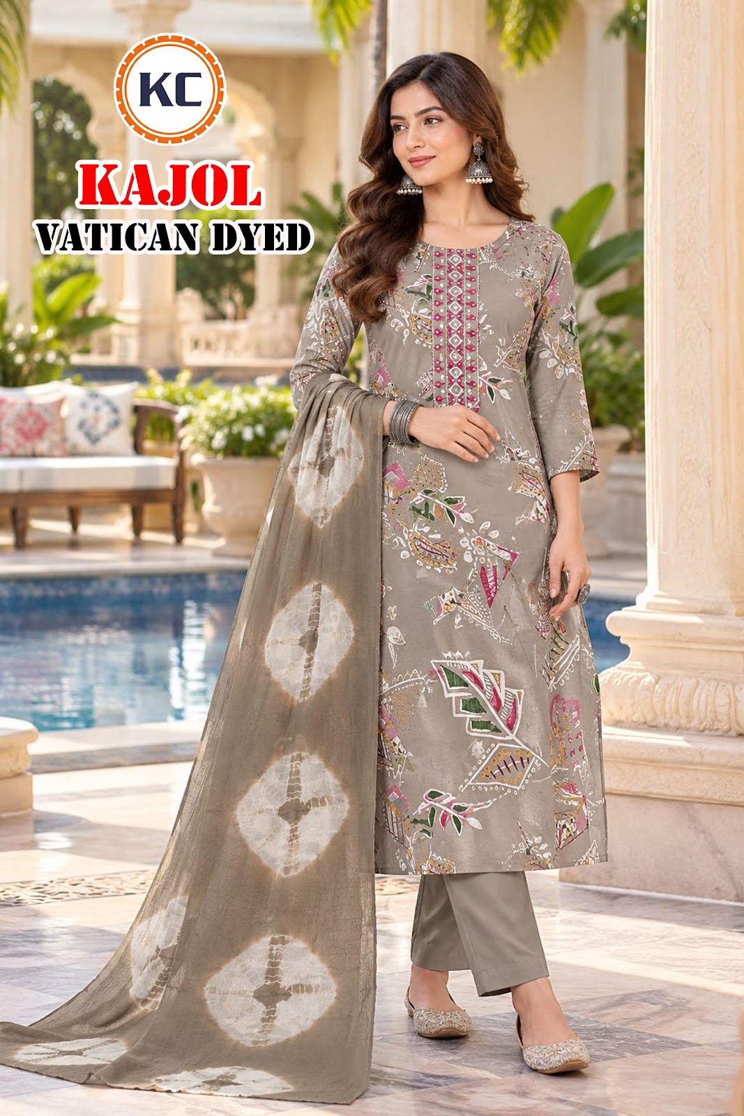 Kajol Vol 6 Kc Vatican Readymade Pant Style Suits Exporter Ahmedabad