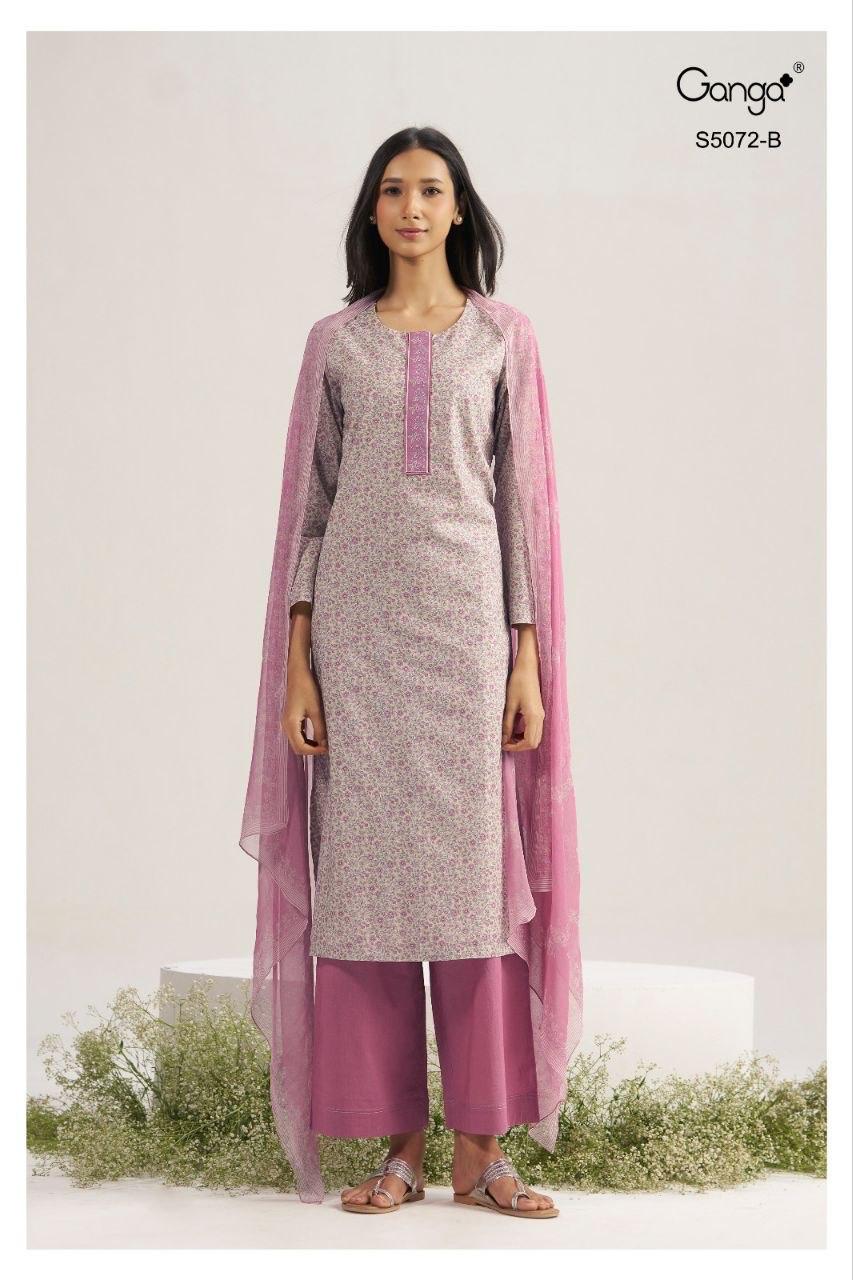Kakoli S5072 Ganga Cotton Pant Style Suits Supplier Gujarat