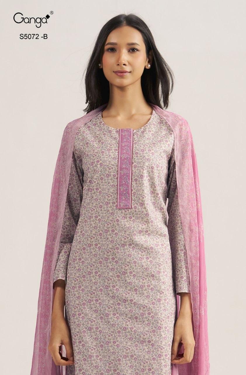 Kakoli S5072 Ganga Cotton Pant Style Suits Supplier Gujarat