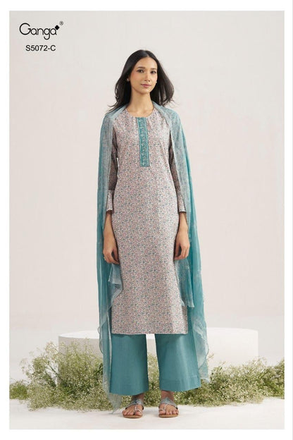 Kakoli S5072 Ganga Cotton Pant Style Suits Supplier Gujarat