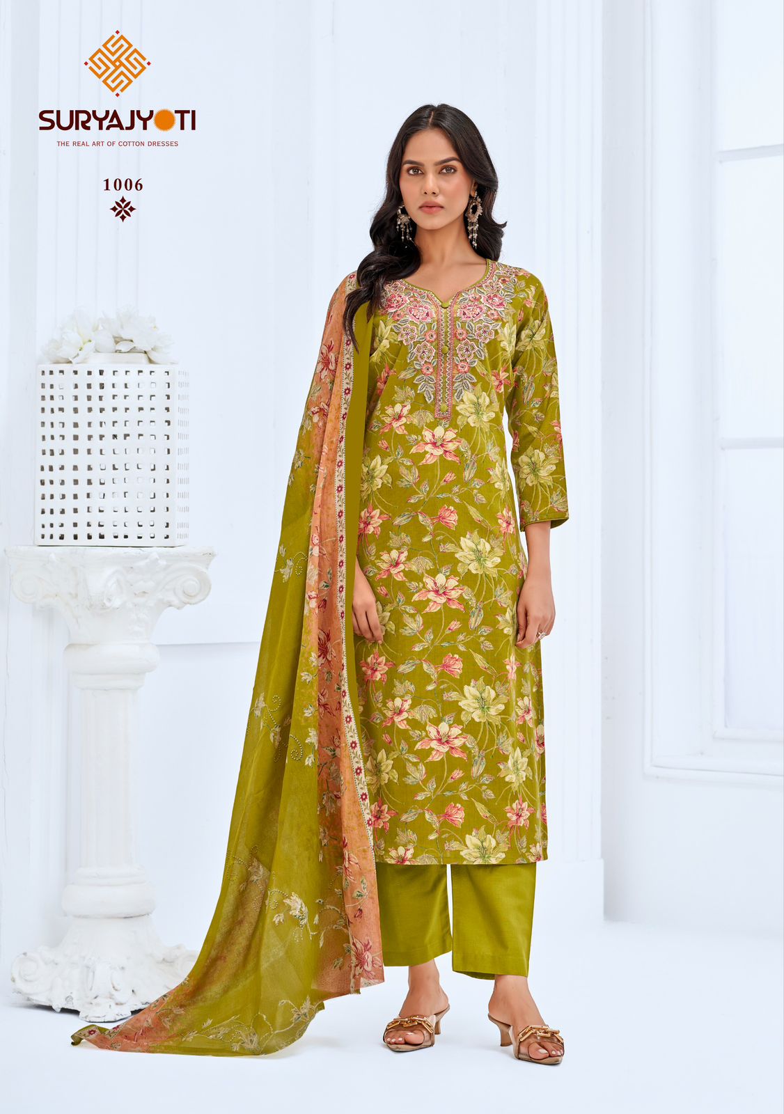 Kala Vol 1 Suryajyoti Readymade Cotton Pant Suits Exporter