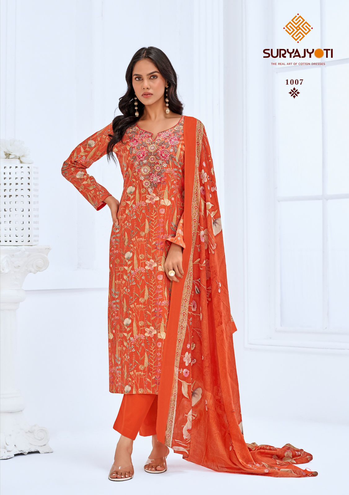 Kala Vol 1 Suryajyoti Readymade Cotton Pant Suits Exporter