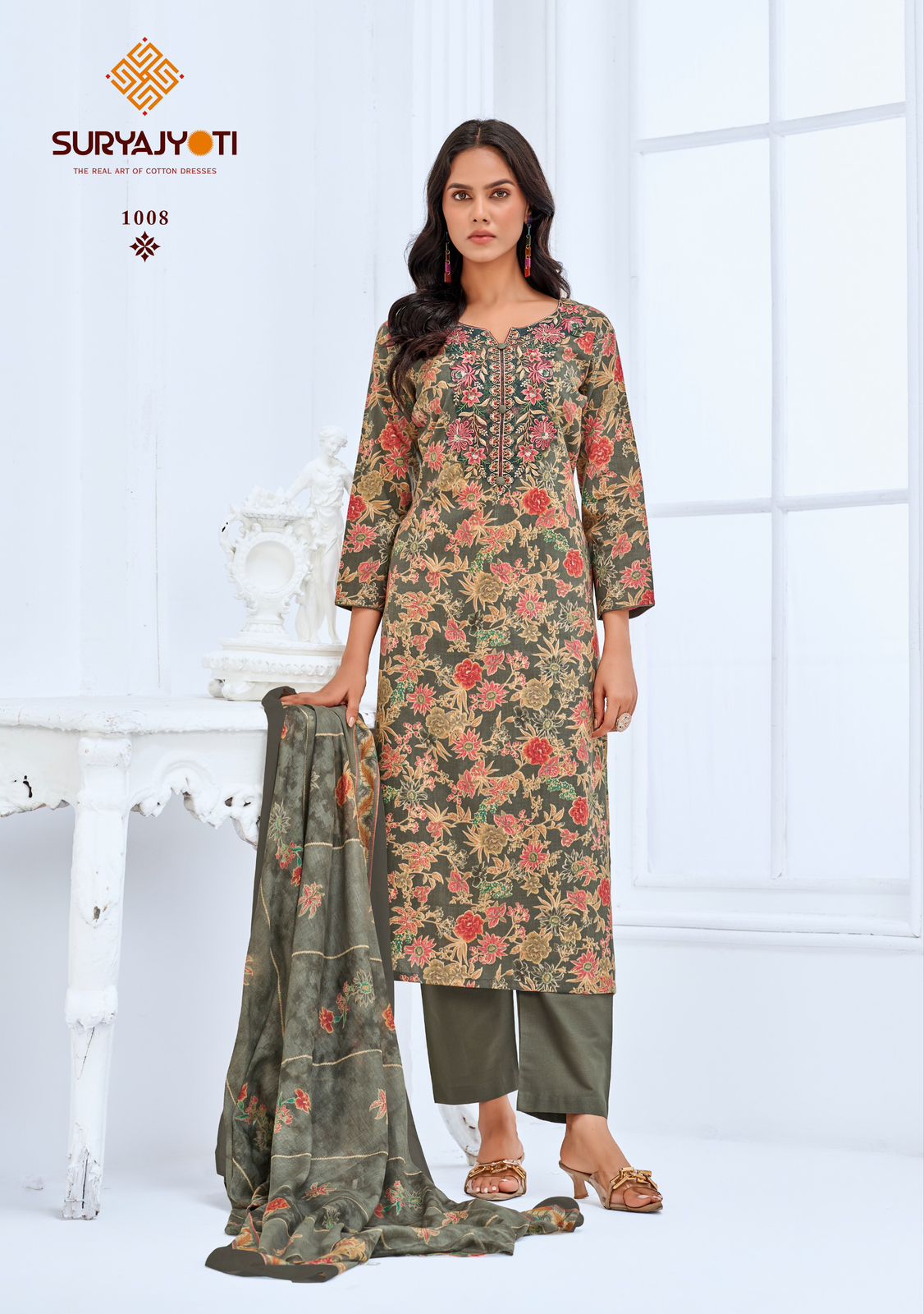 Kala Vol 1 Suryajyoti Readymade Cotton Pant Suits Exporter