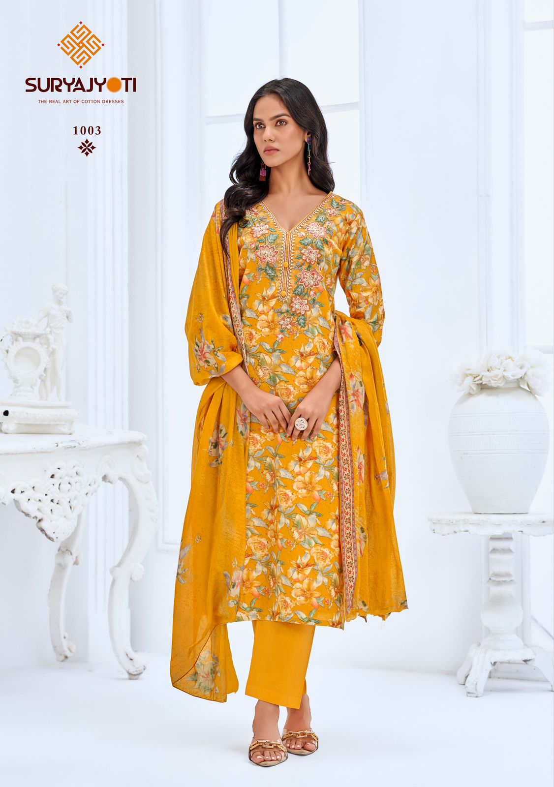 Kala Vol 1 Suryajyoti Readymade Cotton Pant Suits Exporter