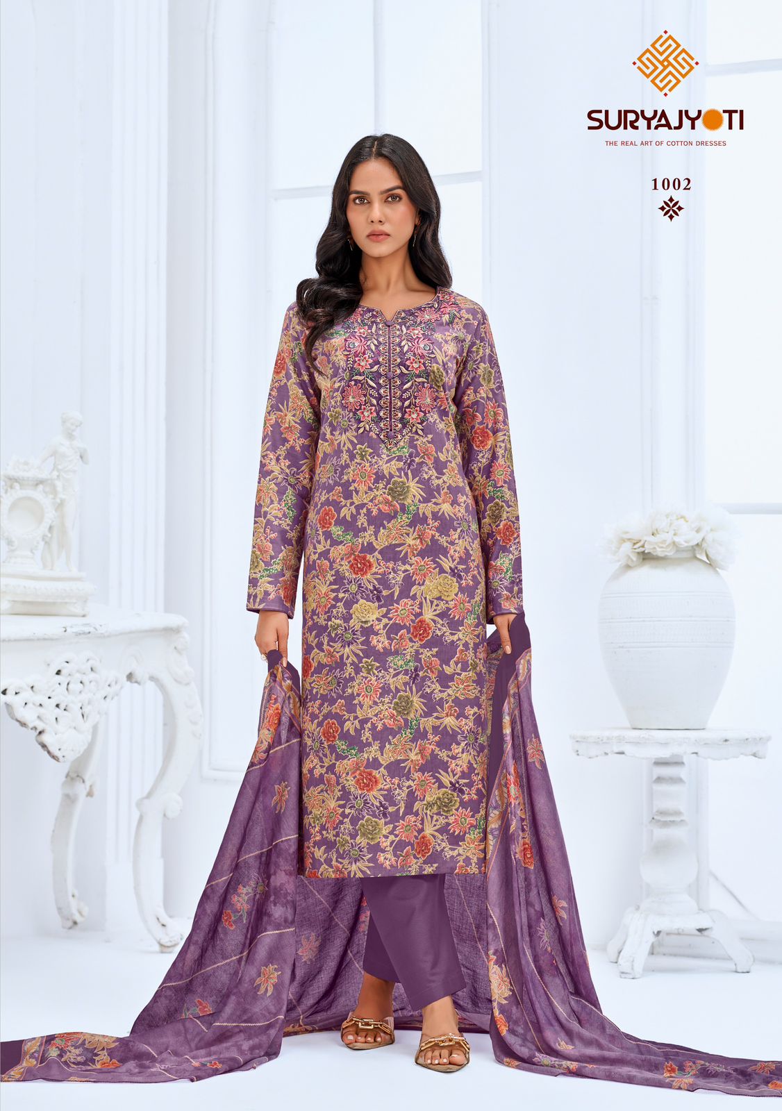 Kala Vol 1 Suryajyoti Readymade Cotton Pant Suits Exporter