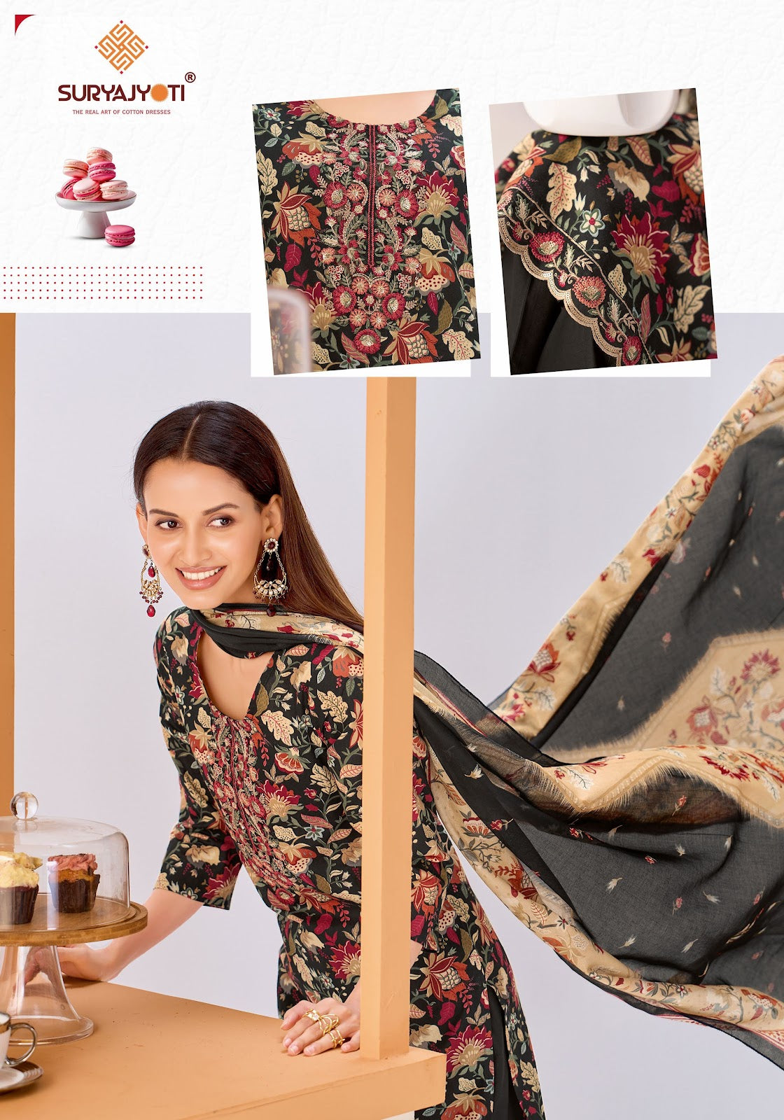 Kala Vol 5 Suryajyoti Readymade Cotton Pant Suits Wholesaler India