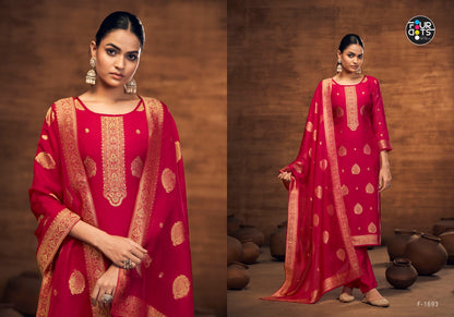 Kalaa Four Dots Weaving Pant Style Suits Supplier Gujarat