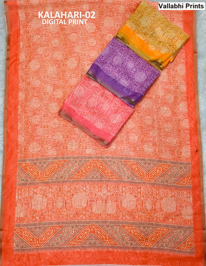Kalahari Vallabhi Prints Sarees Wholesaler