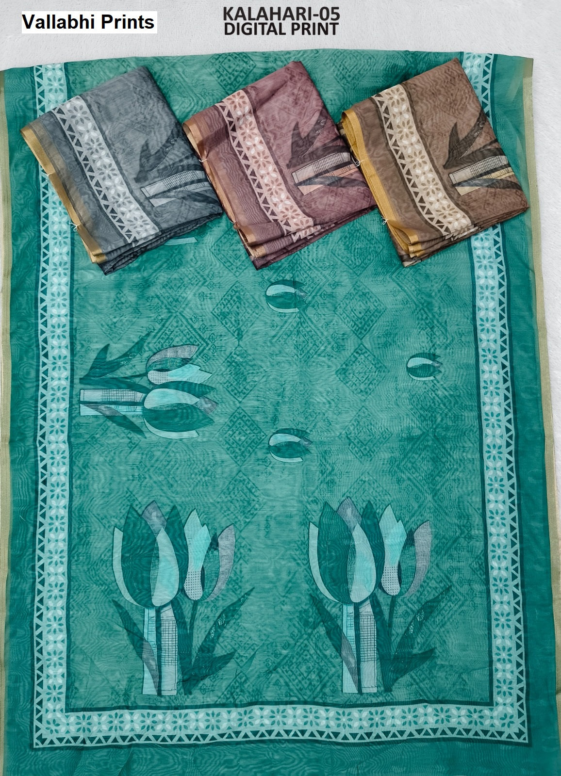Kalahari Vallabhi Prints Sarees Wholesaler