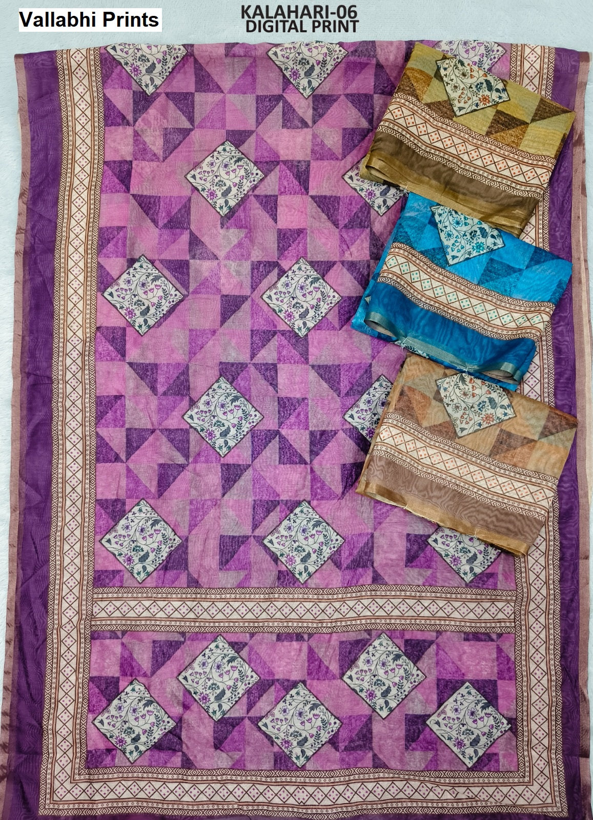 Kalahari Vallabhi Prints Sarees Wholesaler