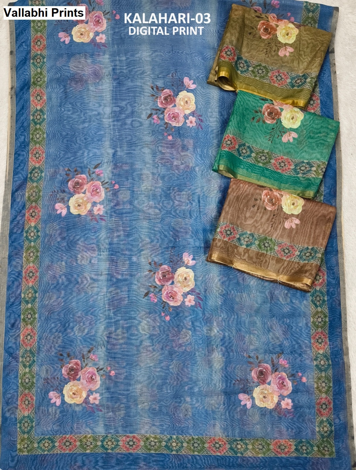 Kalahari Vallabhi Prints Sarees Wholesaler