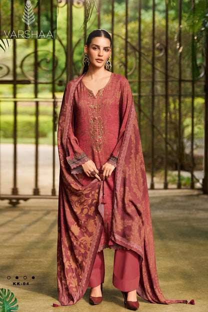 Kalakaari Varshaa Pashmina Suits Wholesaler India