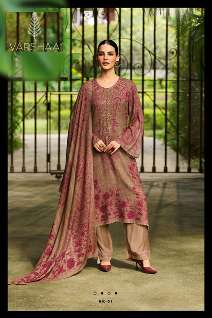 Kalakaari Varshaa Pashmina Suits Wholesaler India