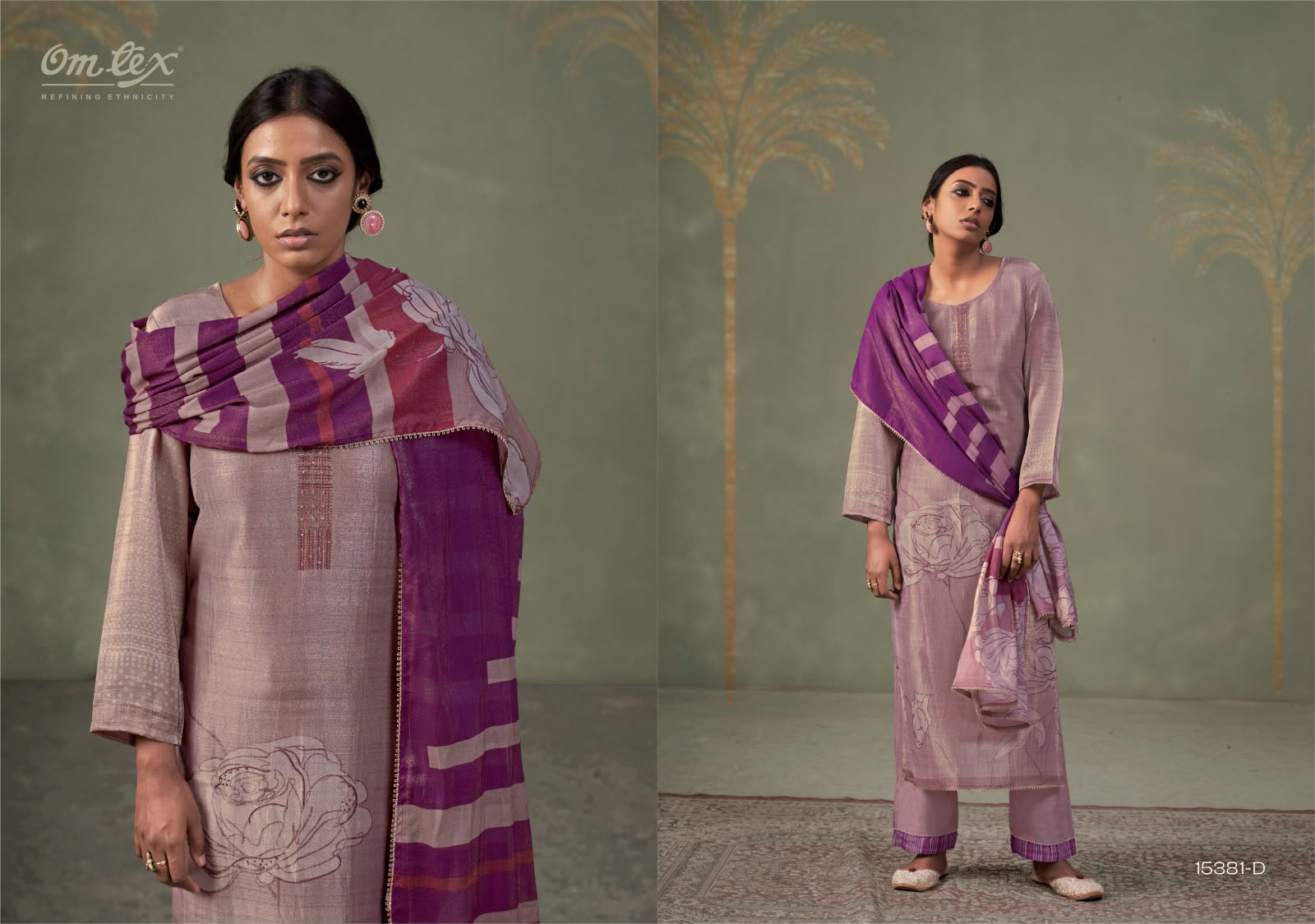 Kalakari Omtex Kanjivaram Silk Pant Style Suits Wholesaler India