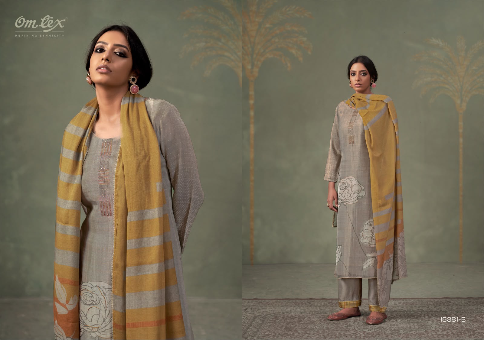 Kalakari Omtex Kanjivaram Silk Pant Style Suits Wholesaler India