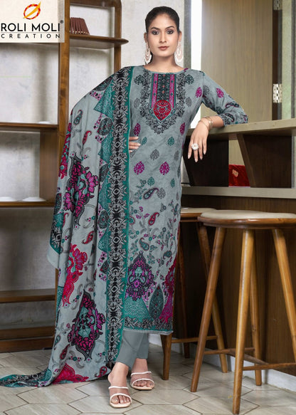 Kalakari Roli Moli Pashmina Suits Wholesaler