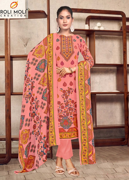 Kalakari Roli Moli Pashmina Suits Wholesaler