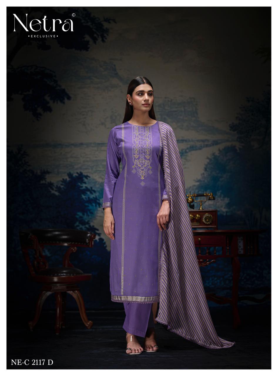 Kalaki Netra Pure Cotton Pant Style Suits Wholesaler Gujarat