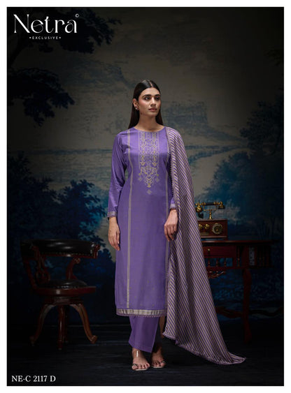 Kalaki Netra Pure Cotton Pant Style Suits Wholesaler Gujarat