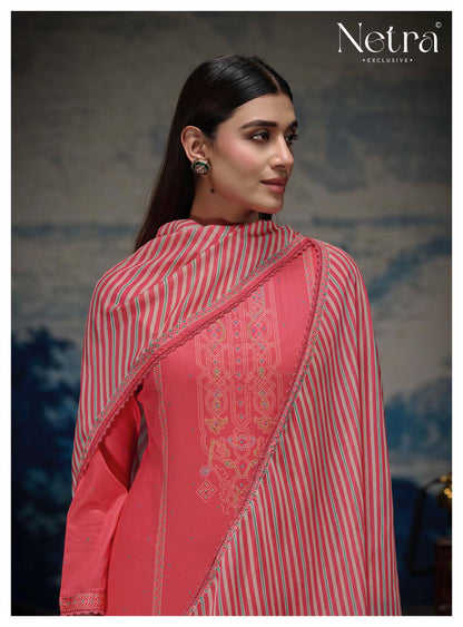 Kalaki Netra Pure Cotton Pant Style Suits Wholesaler Gujarat