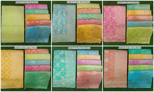 Kalakriti Cotton Saroj Sarees Manufacturer