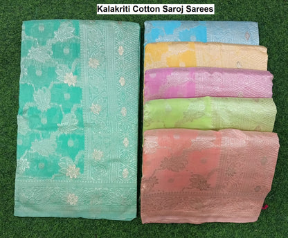 Kalakriti Cotton Saroj Sarees Manufacturer