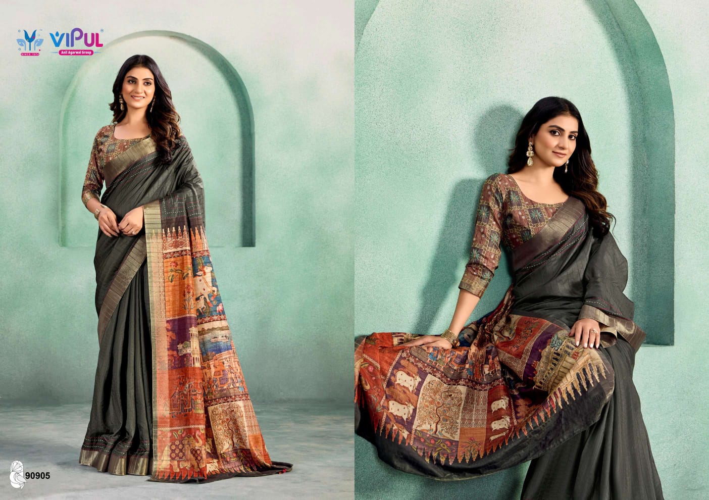 Kalakruti Vipul Soft Silk Sarees Manufacturer Gujarat