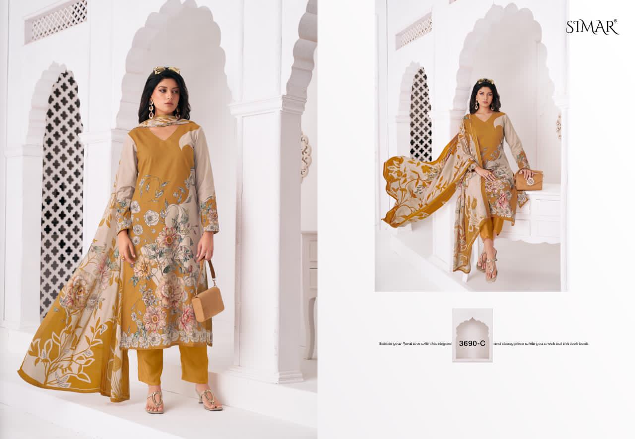 Kalam Simar Lawn Cotton Pant Style Suits Wholesaler Gujarat