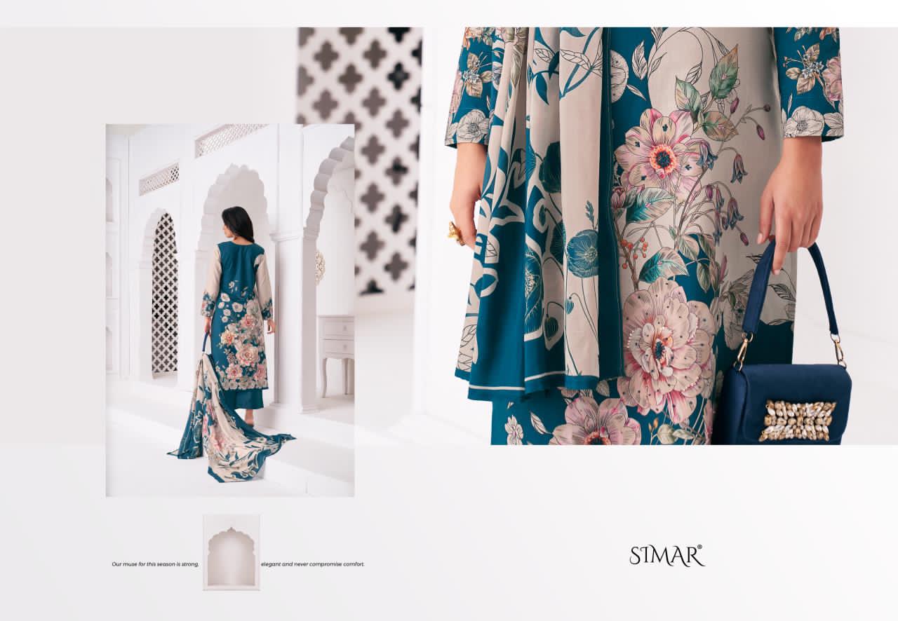 Kalam Simar Lawn Cotton Pant Style Suits Wholesaler Gujarat