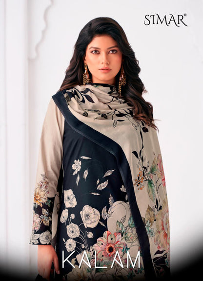 Kalam Simar Lawn Cotton Pant Style Suits Wholesaler Gujarat