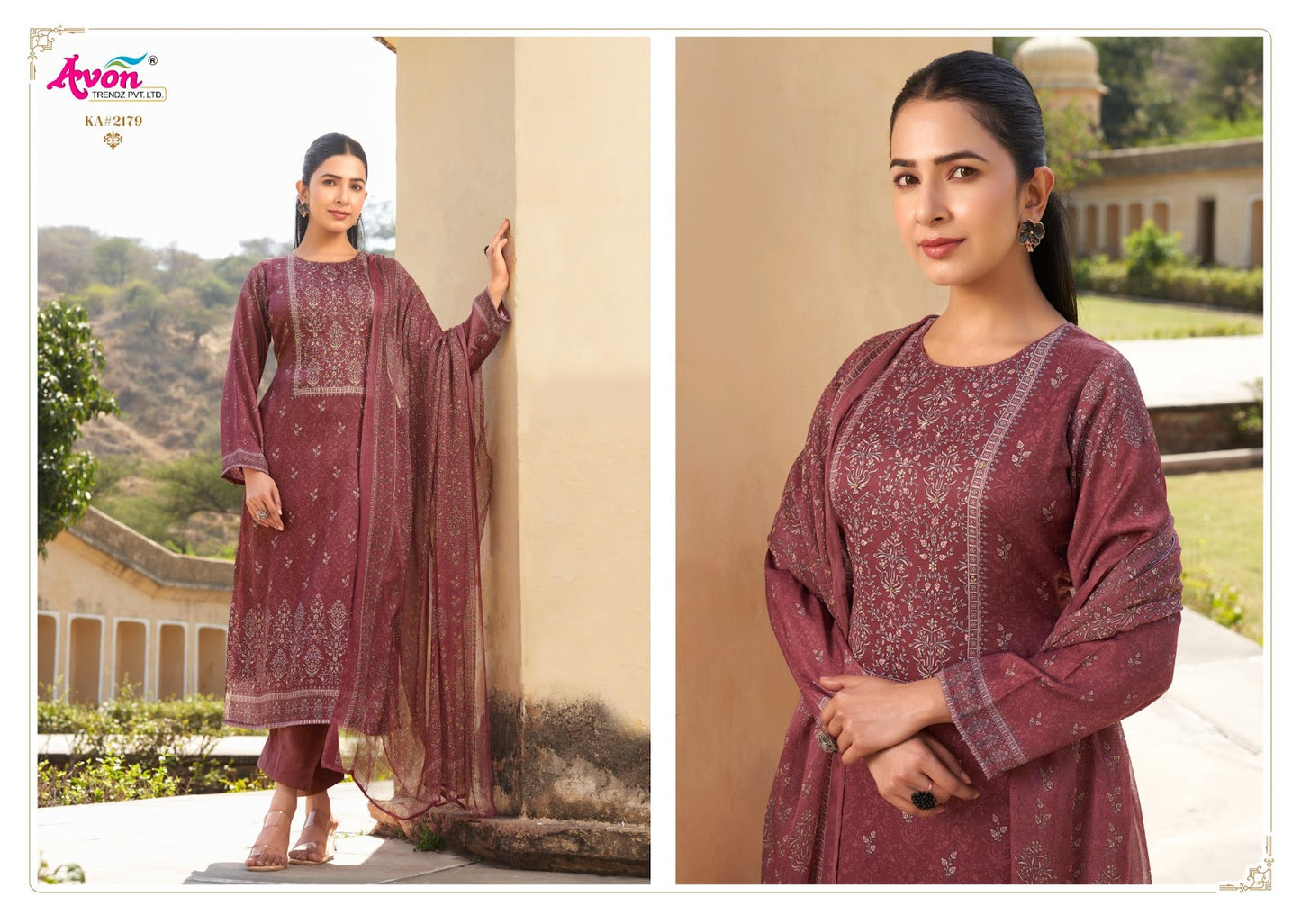 Kalamkaari Vol 4 Avon Trendz Cotton Pant Style Suits Wholesale Rate