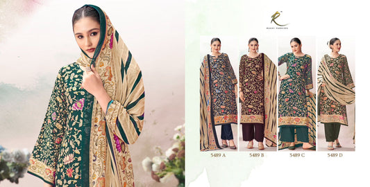 Kalamkari Rakhi Fashion Pashmina Suits Supplier India