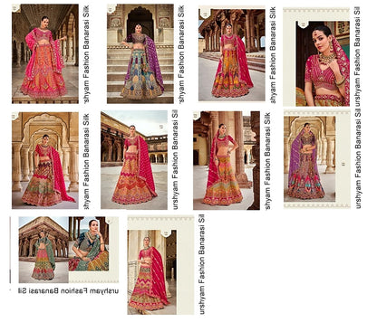 Kalamkari Surshyam Fashion Banarasi Silk Lehenga Choli Exporter India