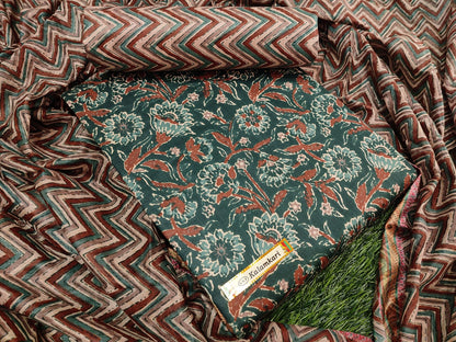 Kalamkari Vol 15 Snp Satin Cotton Salwar Suits Supplier Gujarat