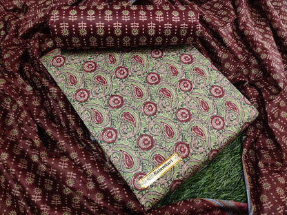 Kalamkari Vol 16 Snp Satin Cotton Salwar Suits Exporter Gujarat