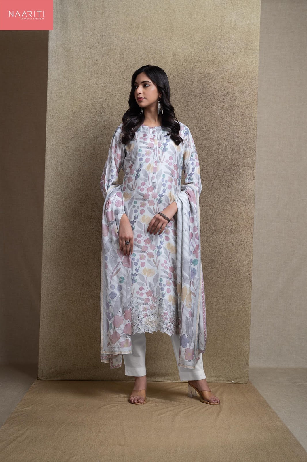 Kalani Naariti Muslin Pant Style Suits Manufacturer Ahmedabad