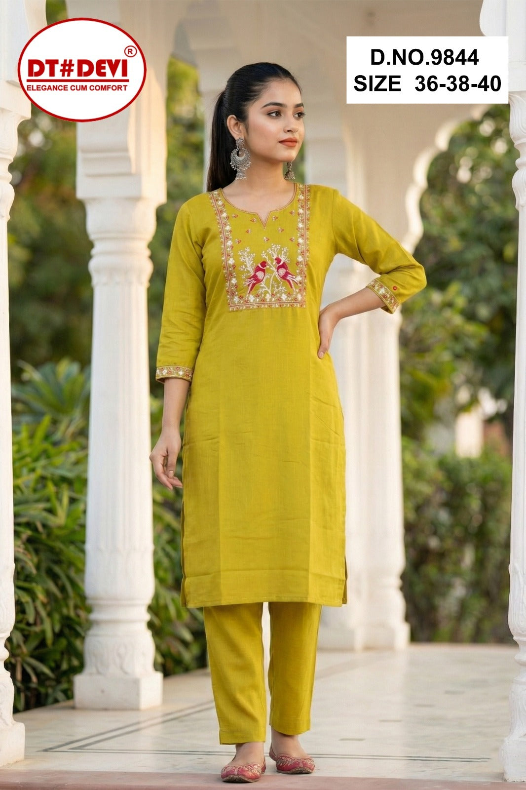 Kalapi 4 Dt Devi Roman Silk Girls Kurti Pant Exporter Gujarat