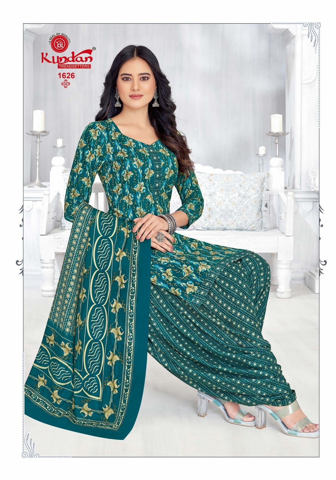 Kalash Khwaish Vol 16 Kundan Cotton Dress Material Wholesale