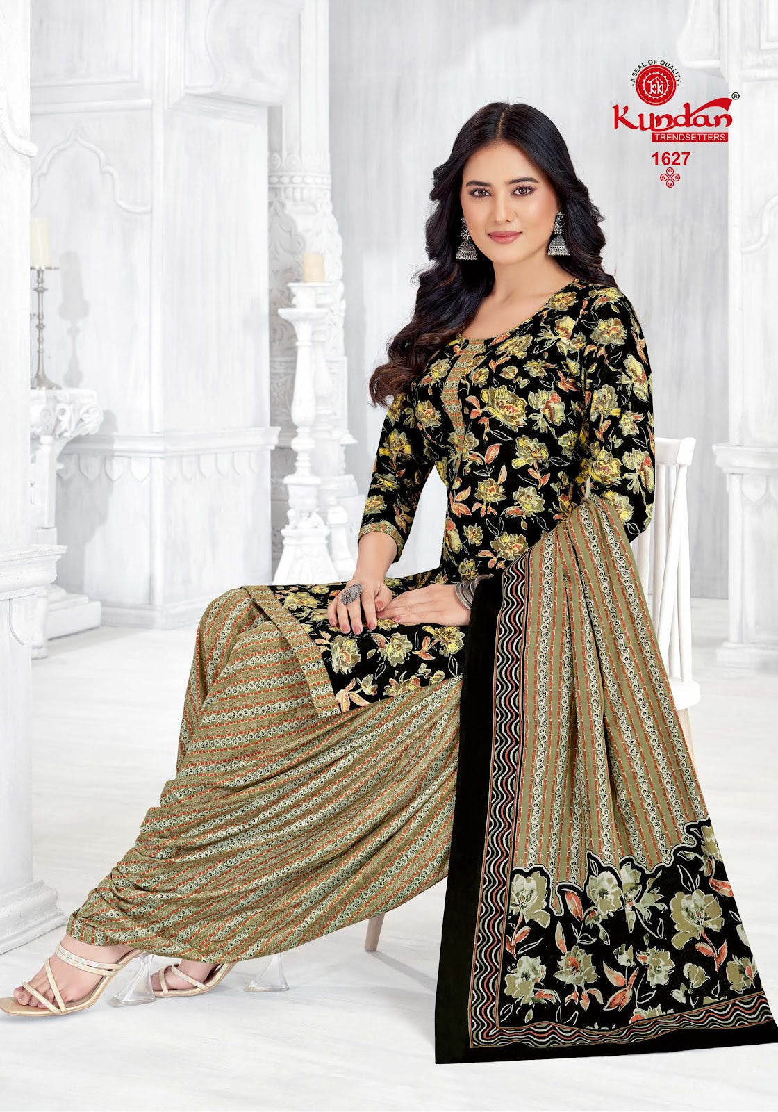 Kalash Khwaish Vol 16 Kundan Cotton Dress Material Wholesale