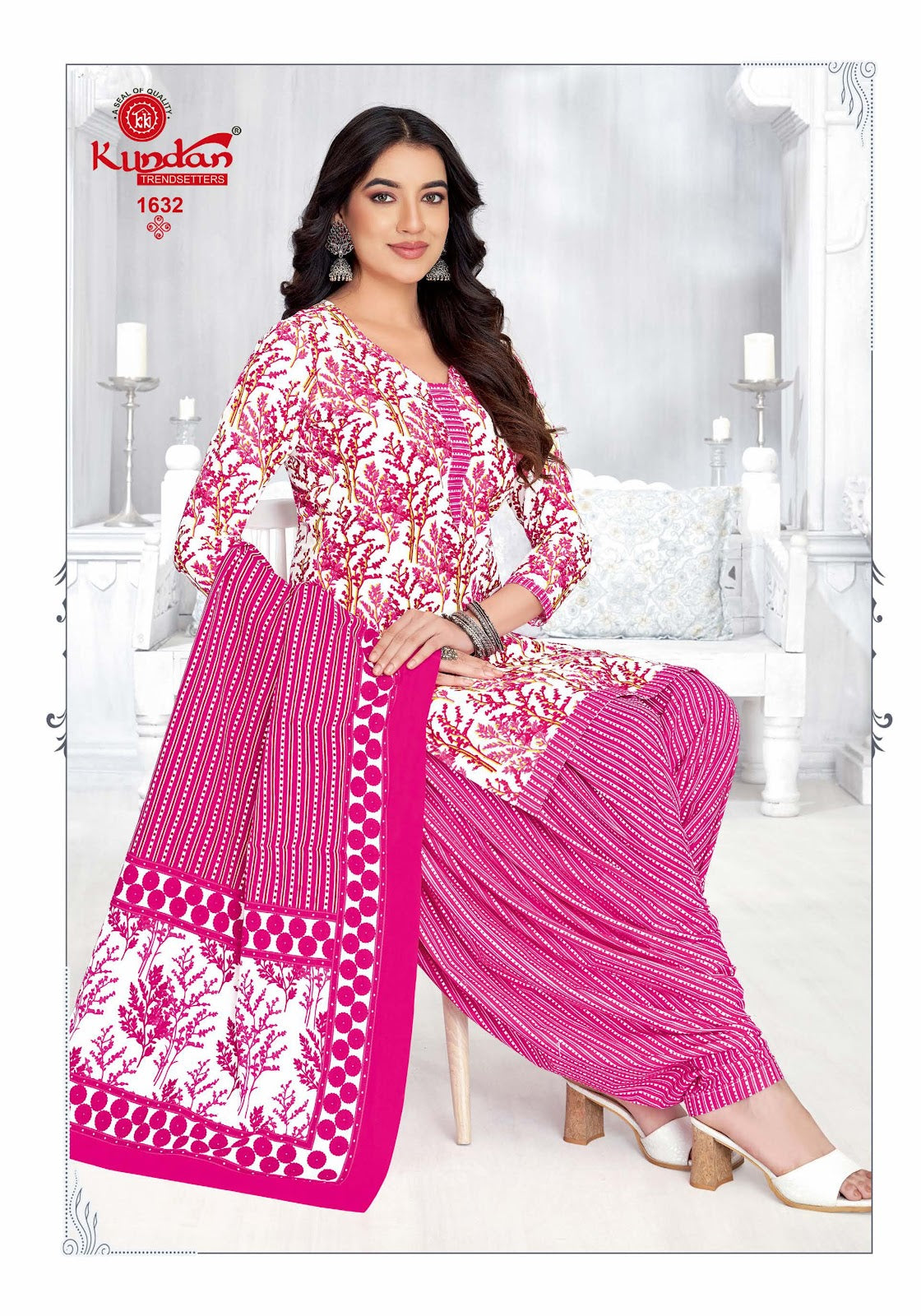 Kalash Khwaish Vol 16 Kundan Cotton Dress Material Wholesale