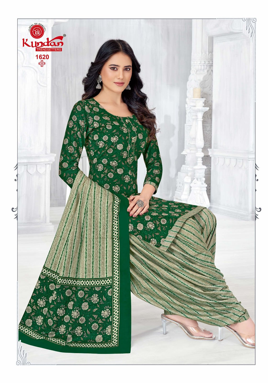 Kalash Khwaish Vol 16 Kundan Cotton Dress Material Wholesale