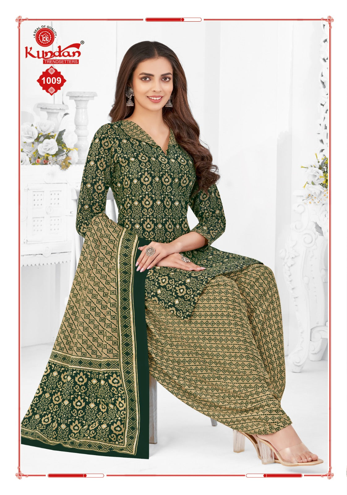 Kalash Kishori Kundan Cotton Dress Material Wholesale Price
