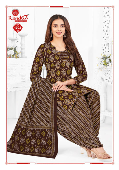 Kalash Kishori Kundan Cotton Dress Material Wholesale Price