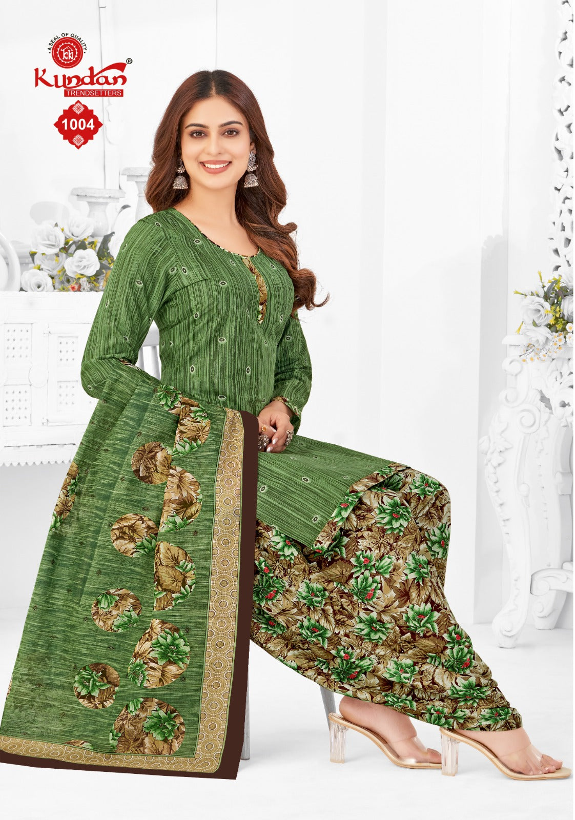 Kalash Kishori Kundan Cotton Dress Material Wholesale Price