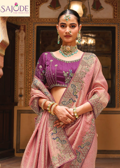 Kalash Sajode Tissue Sarees Exporter Ahmedabad