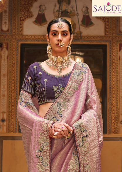 Kalash Sajode Tissue Sarees Exporter Ahmedabad