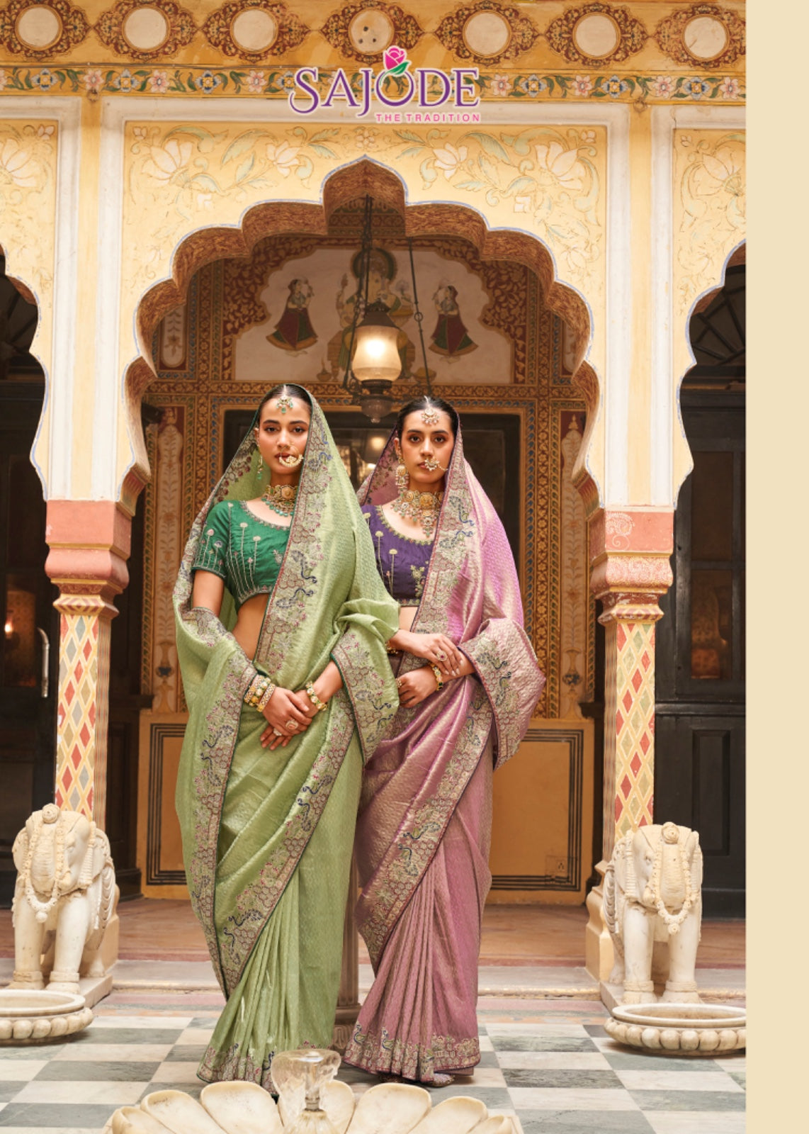 Kalash Sajode Tissue Sarees Exporter Ahmedabad