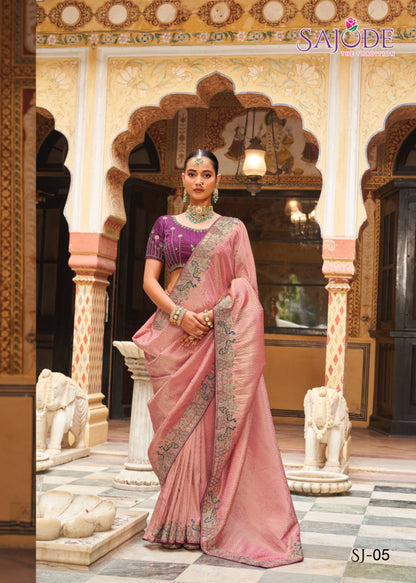 Kalash Sajode Tissue Sarees Exporter Ahmedabad